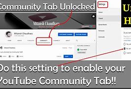 Image result for How to Get Community Tab YouTube