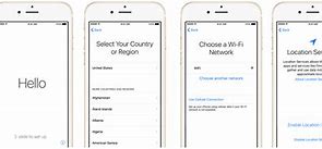 Image result for iPhone Setup Screens