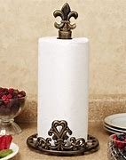 Image result for Fleur De Lis Bronze Paper Towel Holder