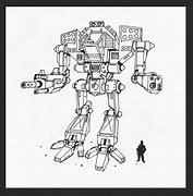 Image result for Drawing Mech Warriors