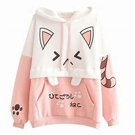 Image result for cats ears hoodies