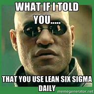 Image result for Lean Six Sigma Meme