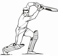 Image result for Cricket Colouring Pics