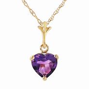Image result for Amethyst Heart Necklace