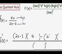 Image result for Lodhi Hidlo Quotient Rule