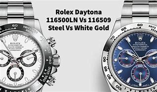 Image result for Steel vs White Gold Rolex
