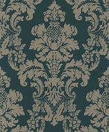 Image result for Emerald Green Damask Wallpaper