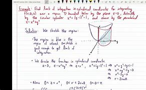 Image result for Cylindrical Triple Integral
