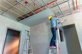 Image result for Framing Sheetrock Acoustical Ceiling