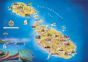 Image result for Malta Travel Map