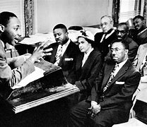 Image result for Martin Luther King Leading the Bus Boycott