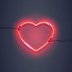 Image result for Pink Neon Heart Sign