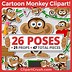 Image result for Monkey Cartoon Clip Art