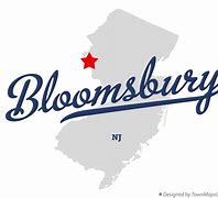 Image result for Bloomsbury NJ Map