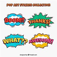 Image result for Free Pop Art Sticker SVG