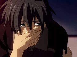 Image result for Crying Anime Boy Long Red Hair