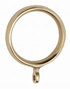 Image result for Polished Brass Curtain Rings
