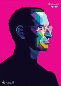 Image result for Steve Jobs with Apple Logo