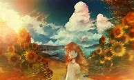 Image result for Sunflower Lock Screen Computer Whith Anime Kids Cutetest