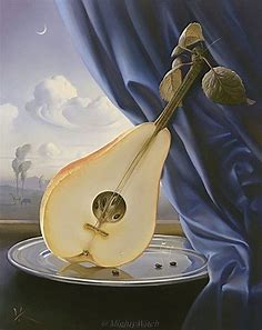 Still Life With Mandolin by Vladimir Kush. | Bodegones | ศิลปะ และ ศิลปะดิจิตอล