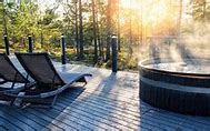Image result for Outdoor Hot Tub Privacy Screen