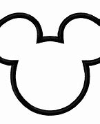 Image result for Mickey Mouse Ears Clip Art Black and White