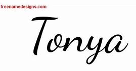 Image result for Tonya Name Designs