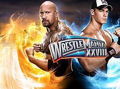 Image result for Images of John Cena and the Rock Wrestlemania 28