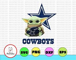 Image result for Baby Yoda and Groot Dallas Cowboys