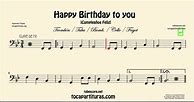 Image result for Happy Birthday Tuba Sheet Music