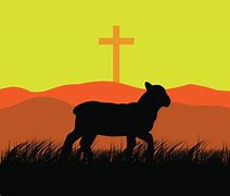 Image result for Lamb and Cross Clip Art