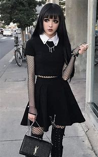 Image result for Goth Girl Outfits