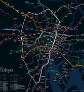 Image result for Tokyo Metro Train Map