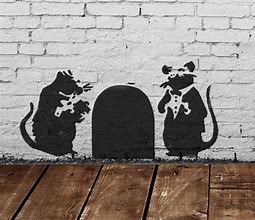 Image result for Banksy Stencil Art