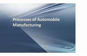 Image result for Car Manufacturing Process PPT
