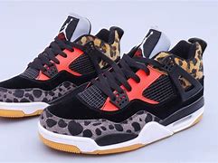 Image result for Air Jordan 4 Black Leopard