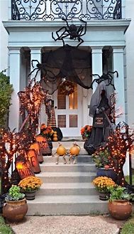 Image result for Front Yard Halloween Themes