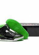 Image result for Black and Green Shoes Jordan's