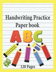 Image result for Handwriting Practice Notebook
