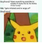 Image result for Angry Boyfriend Meme