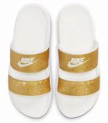Image result for Nike Off-Court Slide Black and Gold