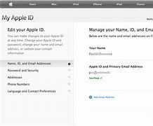 Image result for How to Change Apple Account ID