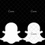 Image result for Snapchat Logo with Black Line Down Middle Vertical
