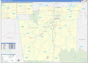 Image result for Washington Co AR Map