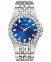 Image result for Men's Bulova Crystal Watch