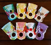 Image result for Handmade Crochet Towel Holder