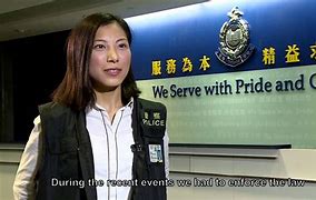 Image result for Beautiful Hong Kong Police Woman