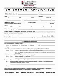 Image result for Free Editable Employment Application Form