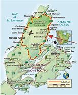 Image result for Cape Breton Map Nova Scotia
