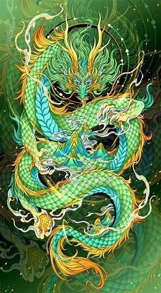 Spring: Dragon Raising Day – Elder Mountain Dreaming in 2023 | Dragon artwork, Chinese dragon, Dragon art
